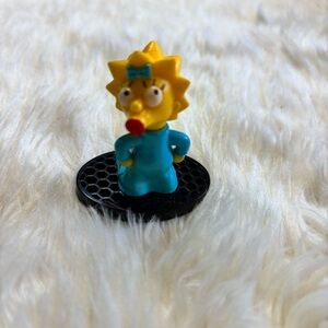 Blue and Yellow Kids Maggie Simpson 2" Mini Figure/ Cake Topper Matt Groeing